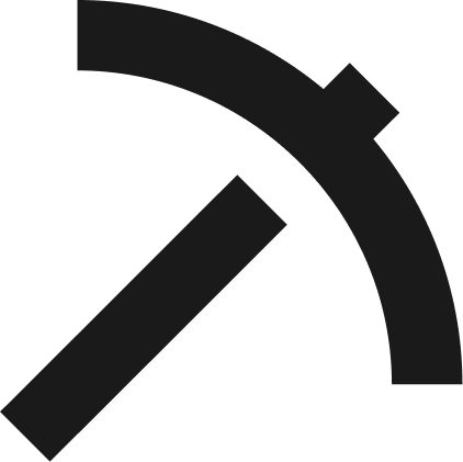 Pickaxe logo